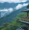 Hidden hill station near Delhi with misty mountains and a peaceful hillside retreat surrounded by lush green forests