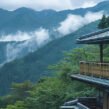 Hidden hill station near Delhi with misty mountains and a peaceful hillside retreat surrounded by lush green forests