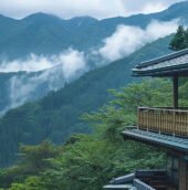Hidden hill station near Delhi with misty mountains and a peaceful hillside retreat surrounded by lush green forests
